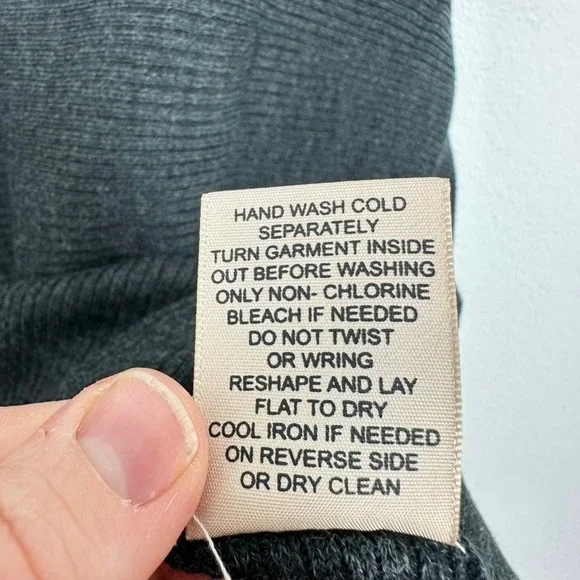 Philosophy Republic Clothing Charcoal Heather Gray Knit Sweater Women's Pullover - Picture 10 of 10